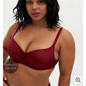 Torrid 44D unlined Demi bra NWT